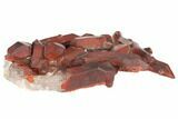Natural, Red Quartz Crystal Cluster - Morocco #134064-1